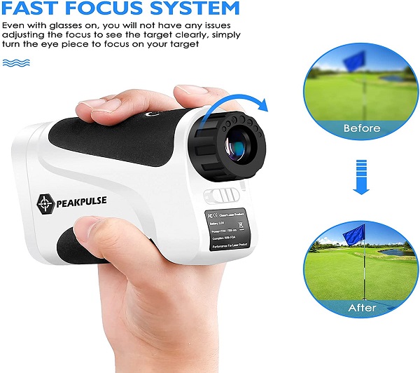 Key Features Of PeakPulse Golf Rangefinder